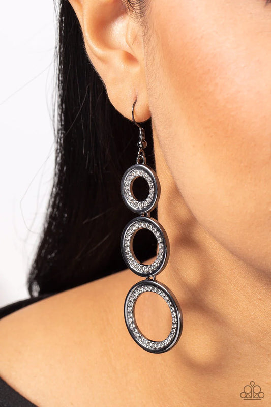 Shimmering in Circles - Black (0422)